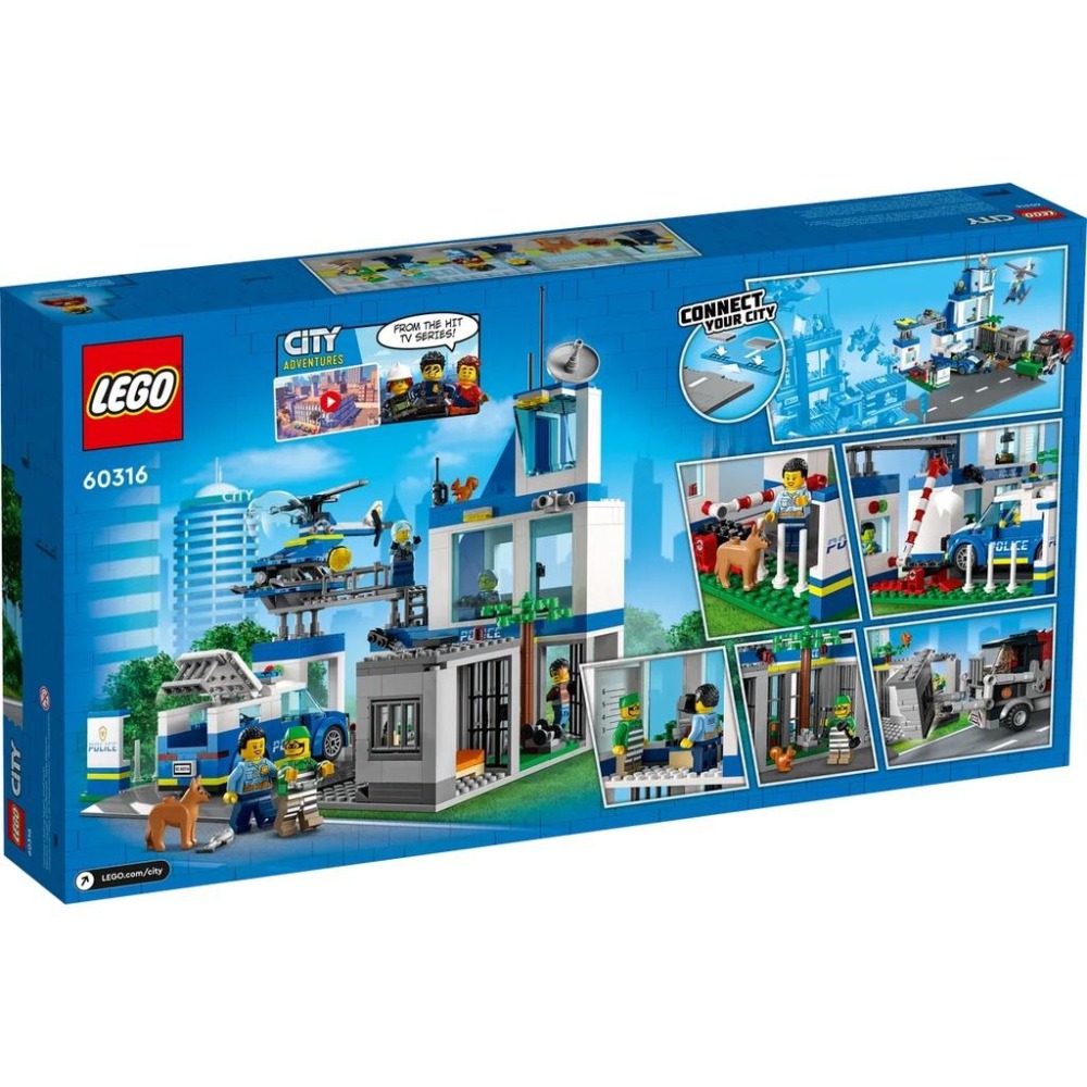 【樂GO】樂高 LEGO 60316 城市警察局 警車 城市系列 積木 盒組 玩具 禮物 生日禮物 樂高正版 全新未拆-細節圖2