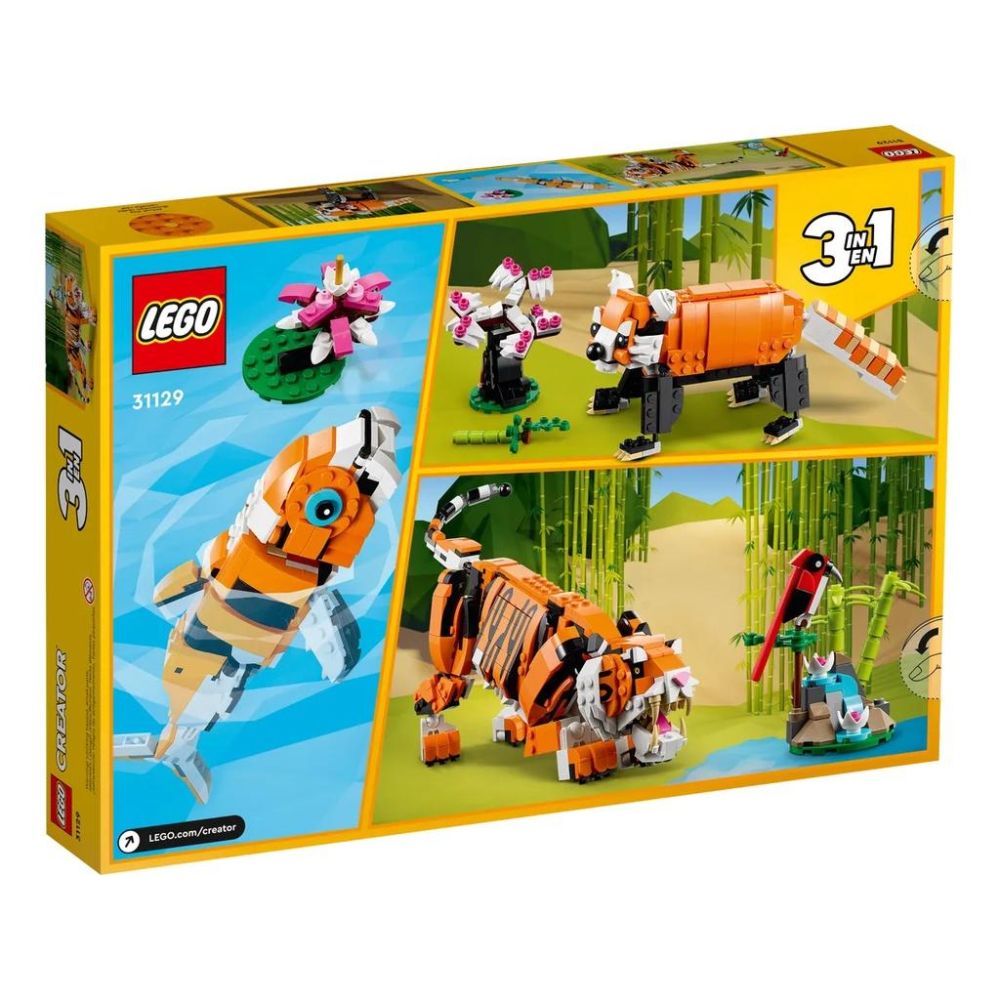 【樂GO】樂高 LEGO 31129 猛虎 3合1系列 積木 玩具 盒組 禮物 生日禮物 樂高正版 全新未拆-細節圖2