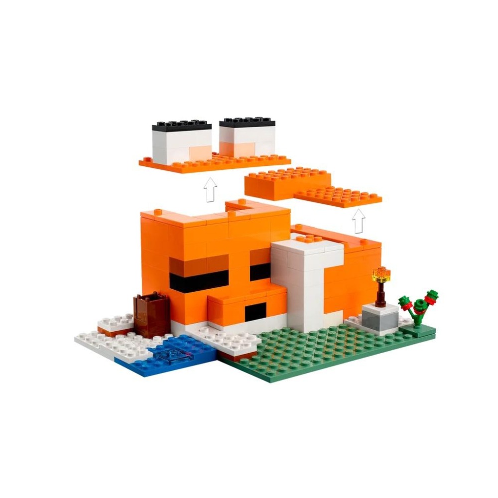 【樂GO】樂高 LEGO 21178 狐狸旅館 狐狸屋 麥塊系列 積木 玩具 盒組 禮物 生日禮物 樂高正版 全新未拆-細節圖3