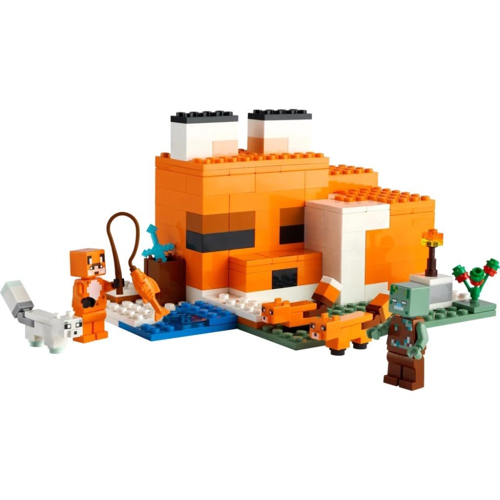 【樂GO】樂高 LEGO 21178 狐狸旅館 狐狸屋 麥塊系列 積木 玩具 盒組 禮物 生日禮物 樂高正版 全新未拆-細節圖5