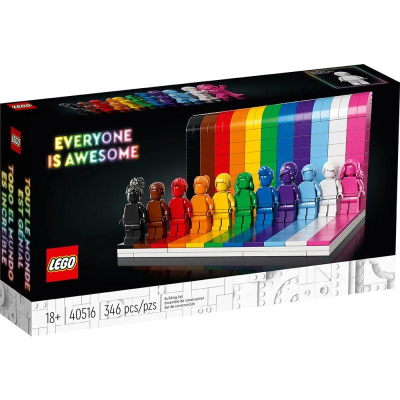 【樂GO】現貨 樂高 LEGO 40516 彩虹人 Everyone Is Awesome 彩虹人偶 樂高正版