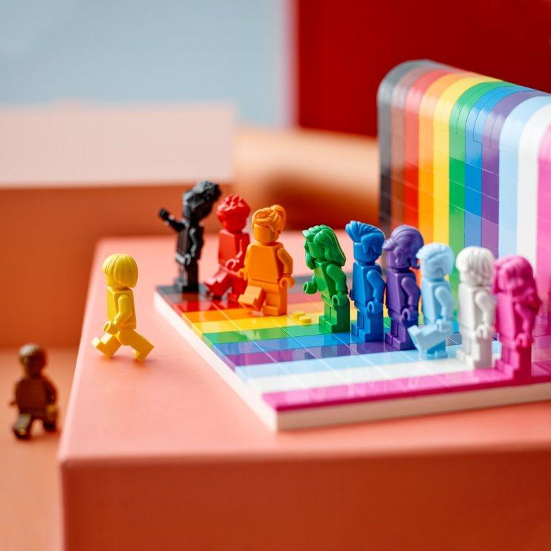 【樂GO】現貨 樂高 LEGO 40516 彩虹人 Everyone Is Awesome 彩虹人偶 樂高正版-細節圖5