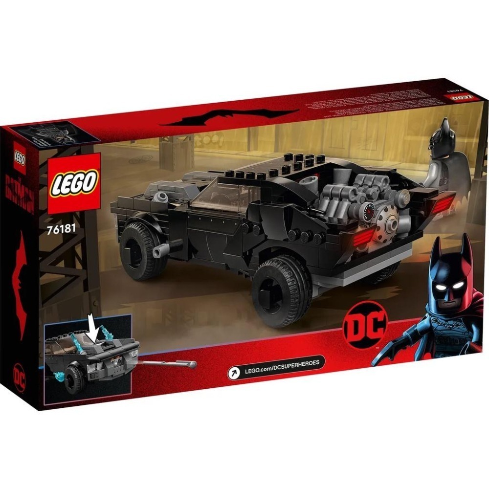 【樂GO】樂高 LEGO 76181 蝙蝠車：追逐企鵝人 DC 超級英雄系列 超級英雄 蝙蝠俠 蝙蝠車 樂高正版全新-細節圖2