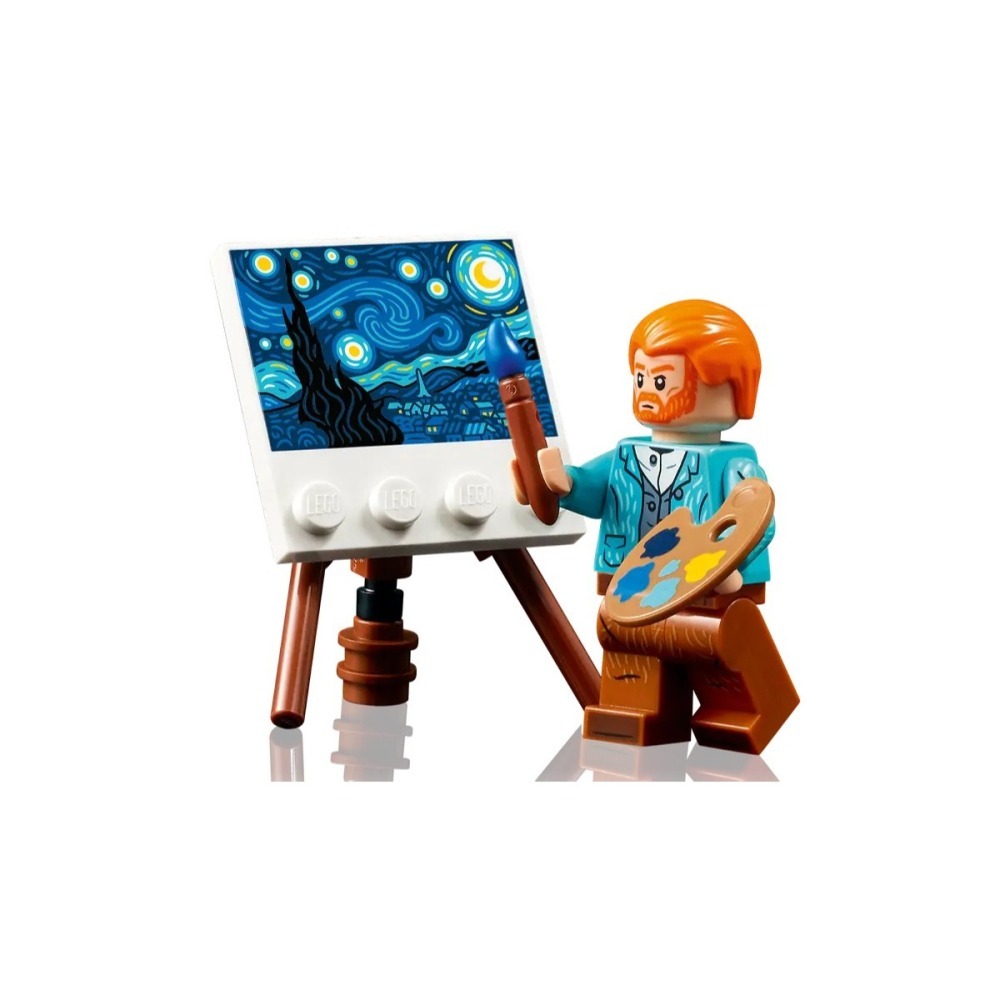 【樂GO】樂高 LEGO 21333 梵谷星空 IDEAS系列 梵谷 星夜 星空 裝飾品 掛畫 禮物 玩具 樂高正版全新-細節圖7