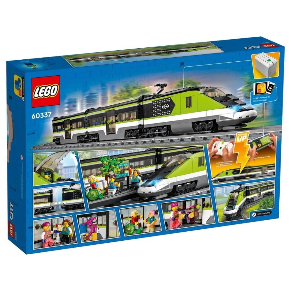 【樂GO】樂高 LEGO 60337 特快客運列車 電車 遙控 火車 積木 盒組 玩具 禮物 生日禮物 正版樂高全新-細節圖2