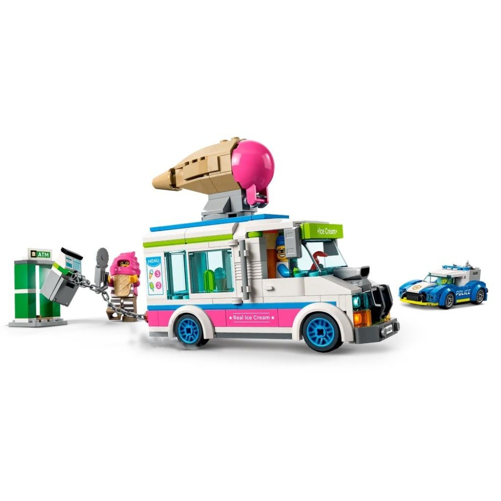 【樂GO】樂高 LEGO 60314 冰淇淋卡車警匪追逐戰 城市系列 積木 盒組 玩具 禮物 樂高正版 全新未拆-細節圖4