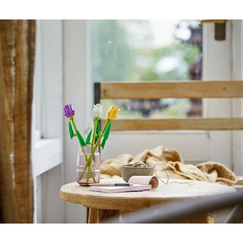 【樂GO】樂高 LEGO 40461 創意系列 鬱金香 積木 玩具 禮物 花 花束 擺飾 裝飾品 原廠正版 全新未拆-細節圖4