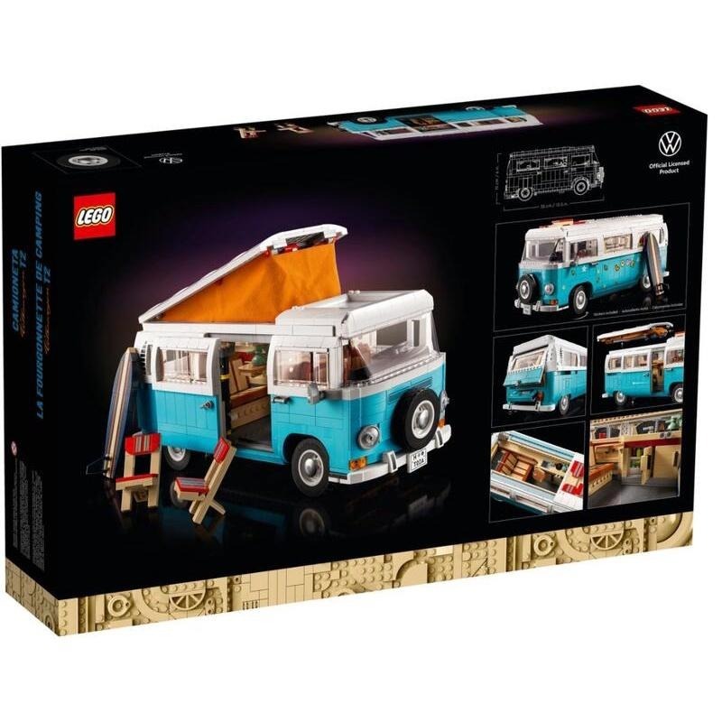 【樂GO】絕版樂高 LEGO 10279 福斯T2 露營車 旅行車 玩具 禮物 生日禮物 收藏 車子 樂高正版全新-細節圖2