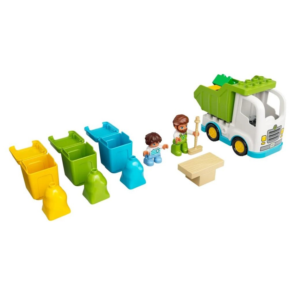 【樂GO】樂高 LEGO 10945 資源回收垃圾車 車子 DUPLO 得寶 德寶 玩具 盒組 寶寶 禮物 正版全新-細節圖3