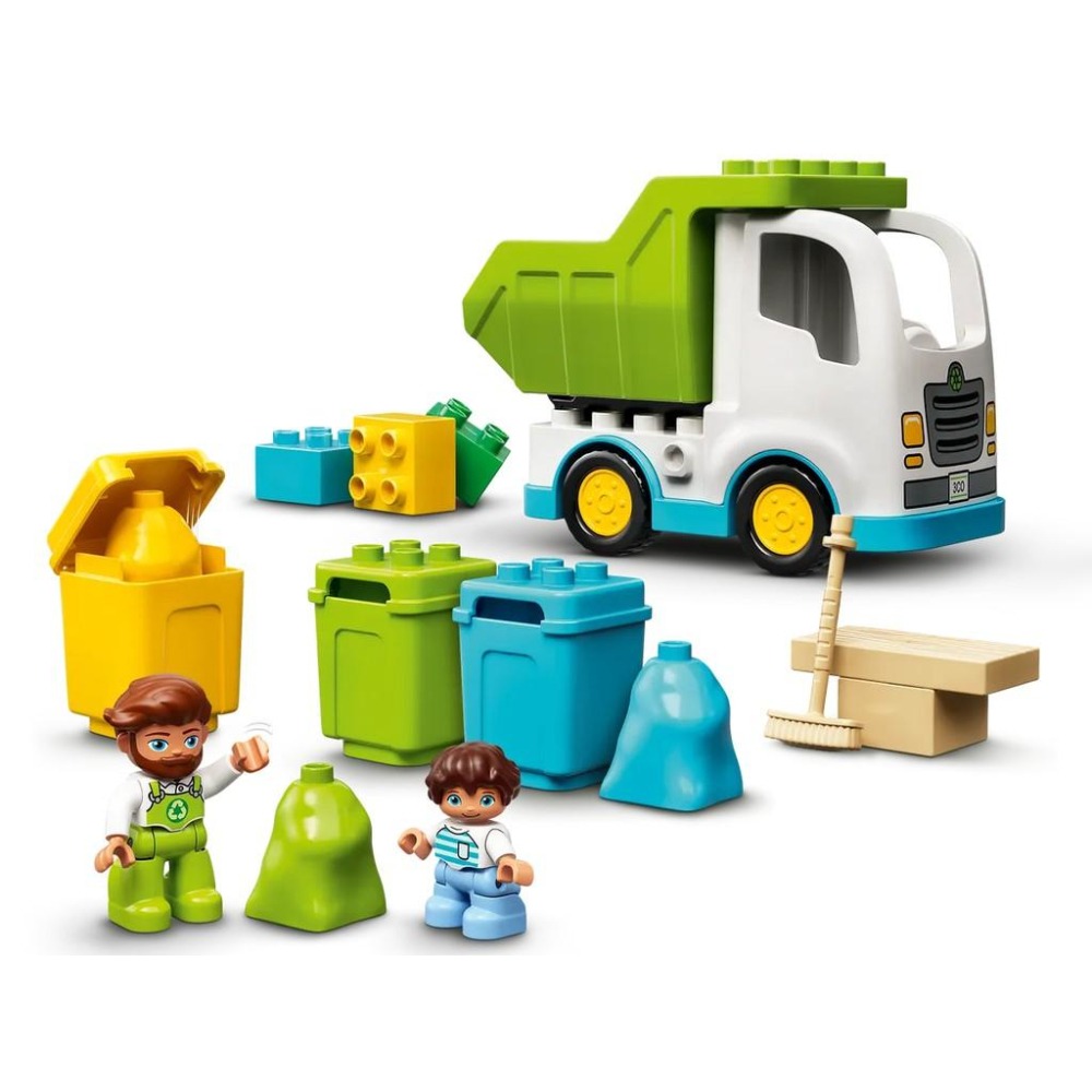 【樂GO】樂高 LEGO 10945 資源回收垃圾車 車子 DUPLO 得寶 德寶 玩具 盒組 寶寶 禮物 正版全新-細節圖4