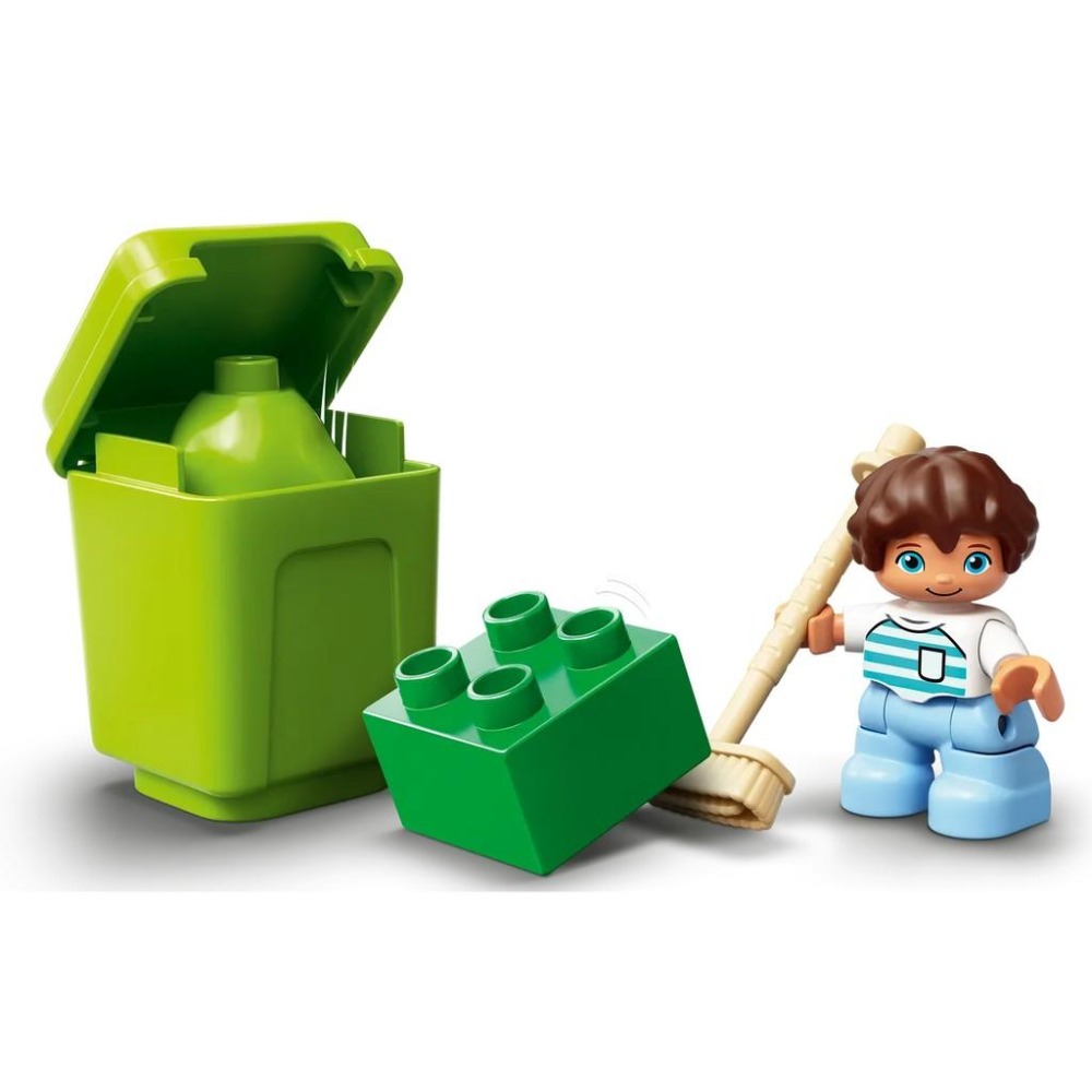 【樂GO】樂高 LEGO 10945 資源回收垃圾車 車子 DUPLO 得寶 德寶 玩具 盒組 寶寶 禮物 正版全新-細節圖7