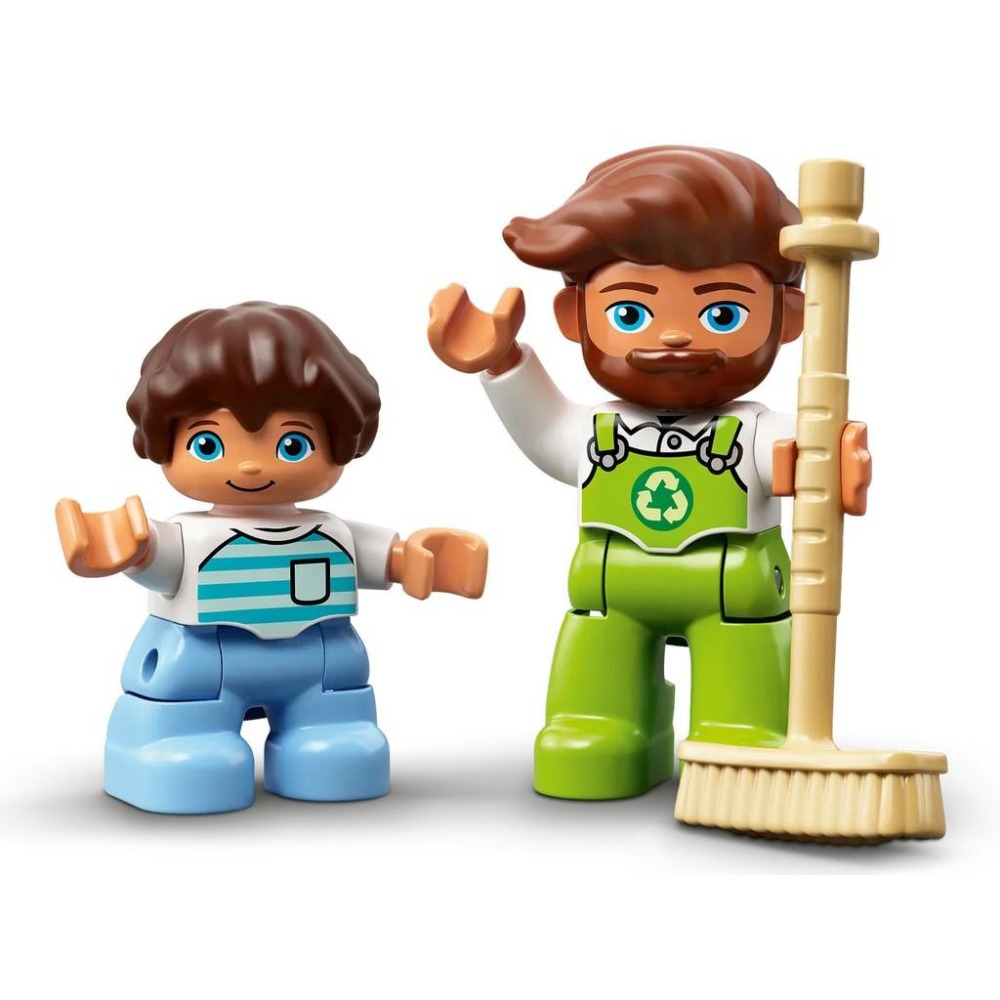 【樂GO】樂高 LEGO 10945 資源回收垃圾車 車子 DUPLO 得寶 德寶 玩具 盒組 寶寶 禮物 正版全新-細節圖8