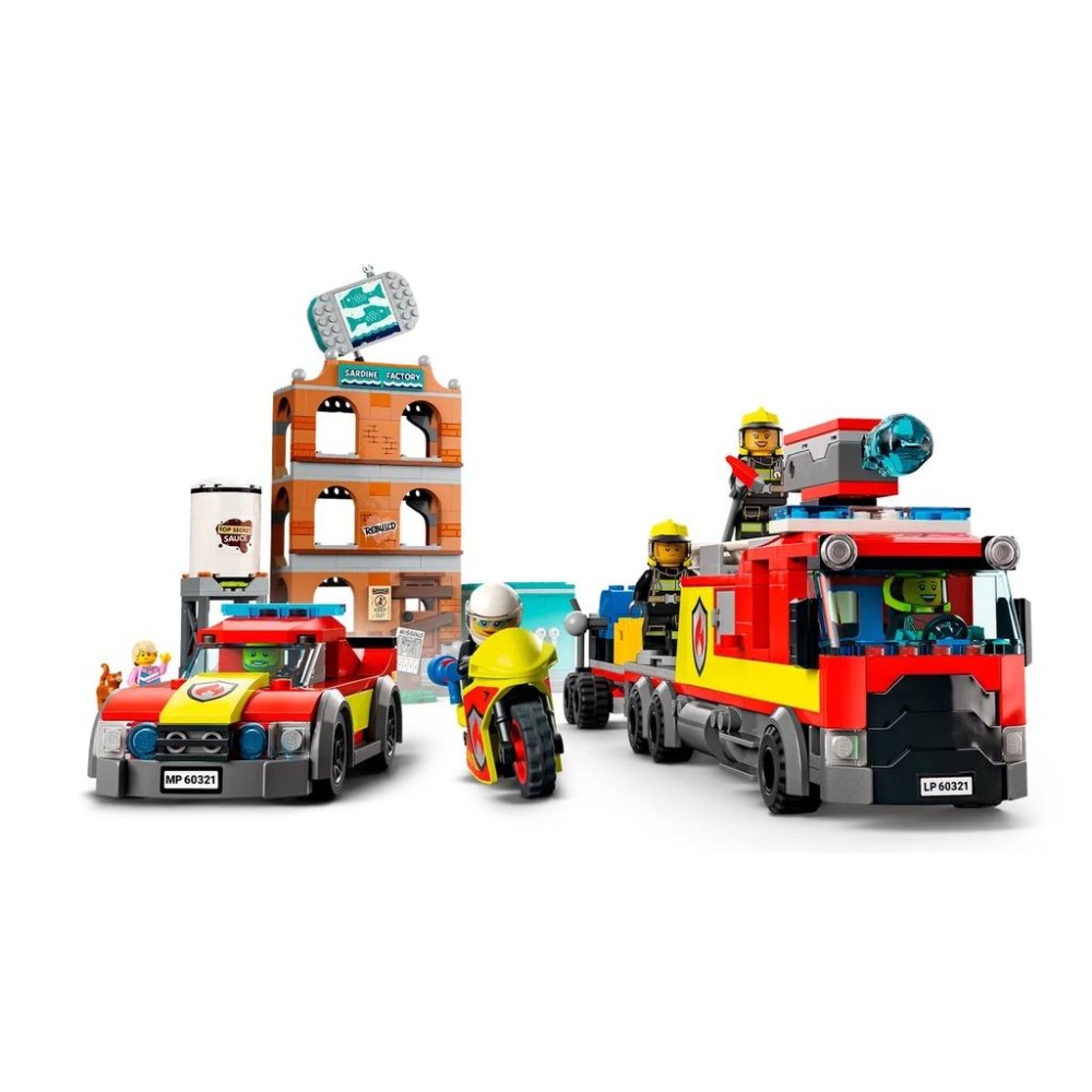 【樂GO】樂高 LEGO 60321 消防隊 消防車 雲梯車 城市系列 積木 盒組 玩具 禮物 樂高正版 全新未拆-細節圖3