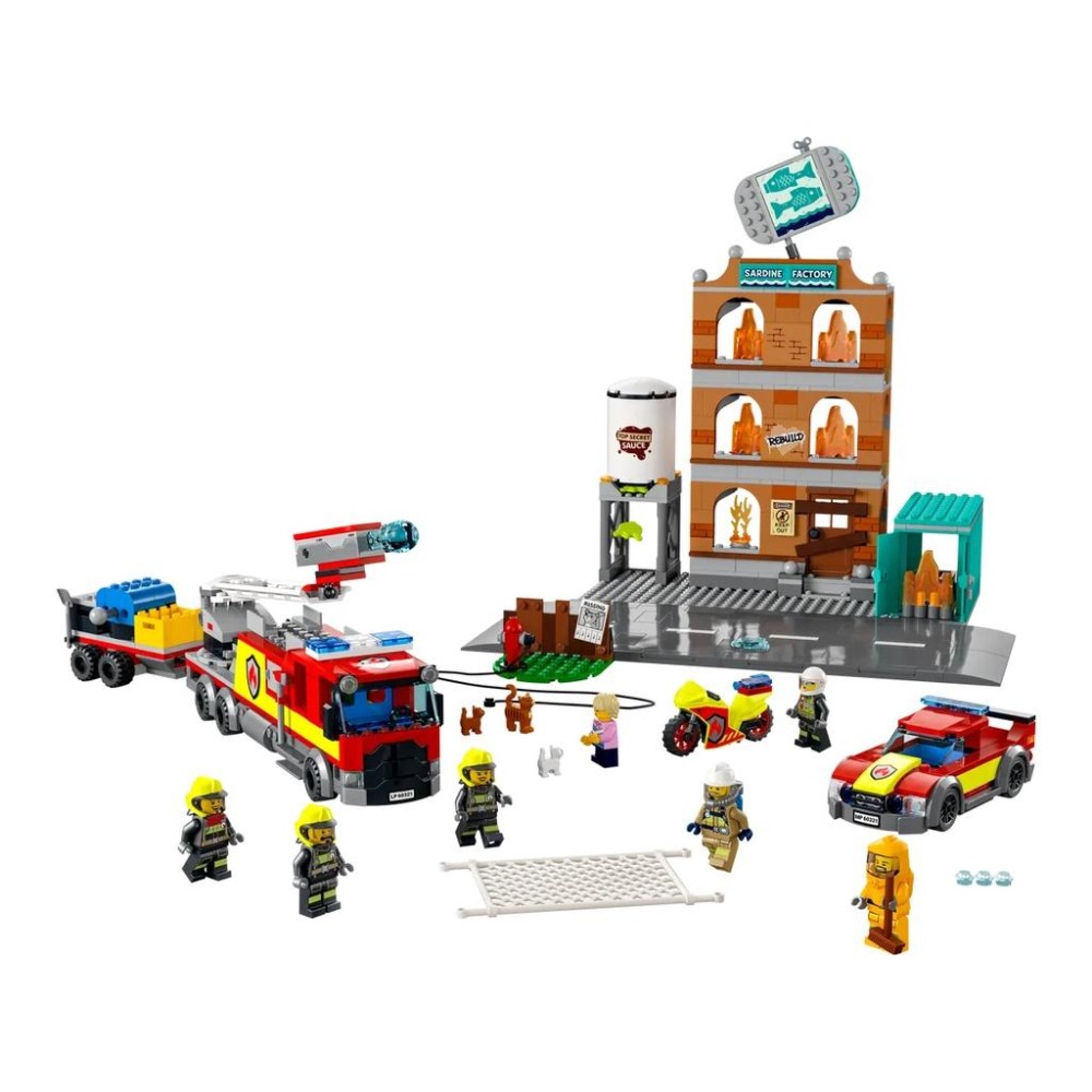 【樂GO】樂高 LEGO 60321 消防隊 消防車 雲梯車 城市系列 積木 盒組 玩具 禮物 樂高正版 全新未拆-細節圖6