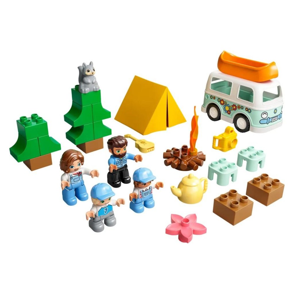 【樂GO】樂高 得寶 LEGO 10946 家庭號冒險露營車 車子 露營 家家酒 野餐 大顆粒積木 玩具 樂高正版全新-細節圖4