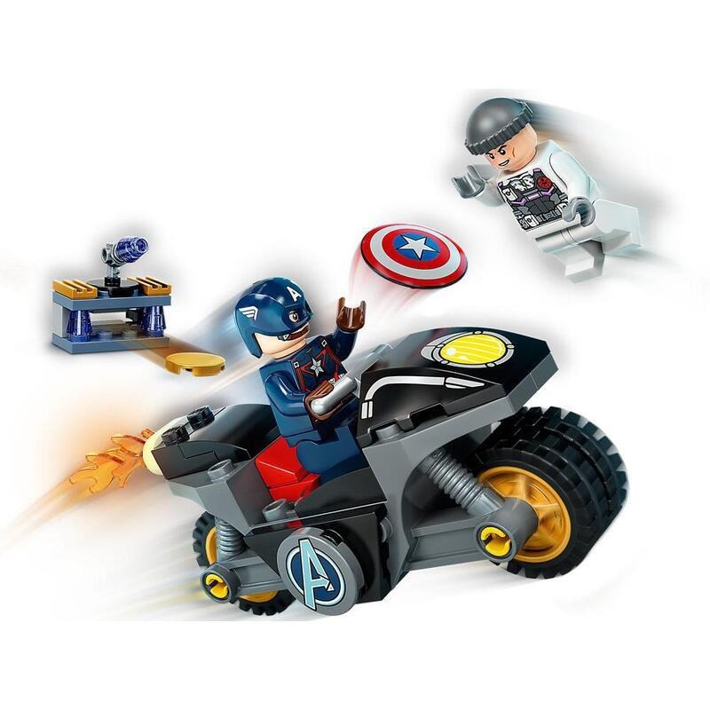 【樂GO】樂高 LEGO 76189 美國隊長與九頭蛇對峙 摩托車 超級英雄系列 積木 人偶 盒組 禮物 原廠正版全新-細節圖4