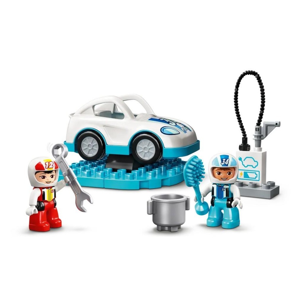【樂GO】絕版樂高 得寶 LEGO 10947 賽車競賽 賽車 跑車 車子 賽車 玩具 積木 寶寶 禮物 樂高正版全新-細節圖6