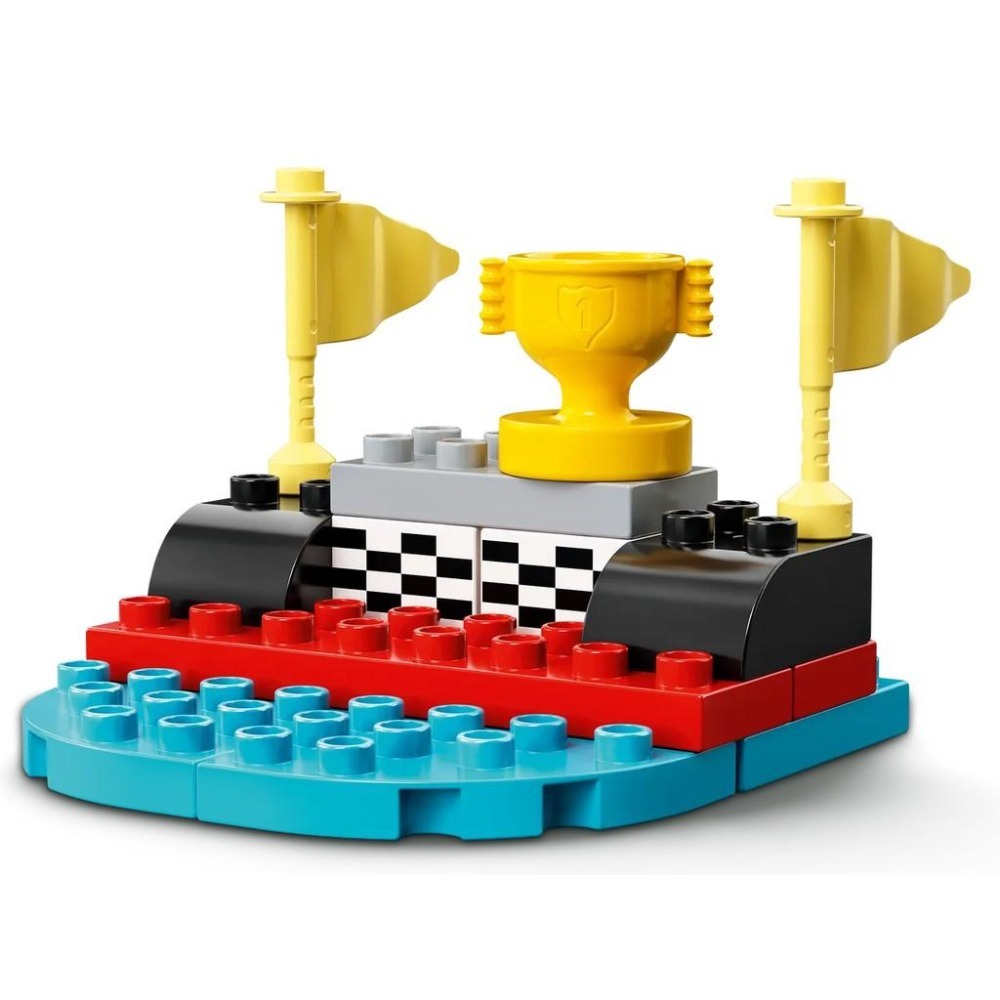 【樂GO】絕版樂高 得寶 LEGO 10947 賽車競賽 賽車 跑車 車子 賽車 玩具 積木 寶寶 禮物 樂高正版全新-細節圖7