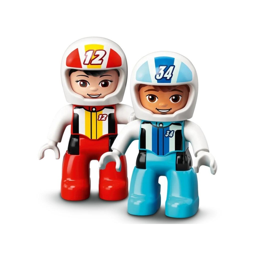 【樂GO】絕版樂高 得寶 LEGO 10947 賽車競賽 賽車 跑車 車子 賽車 玩具 積木 寶寶 禮物 樂高正版全新-細節圖9