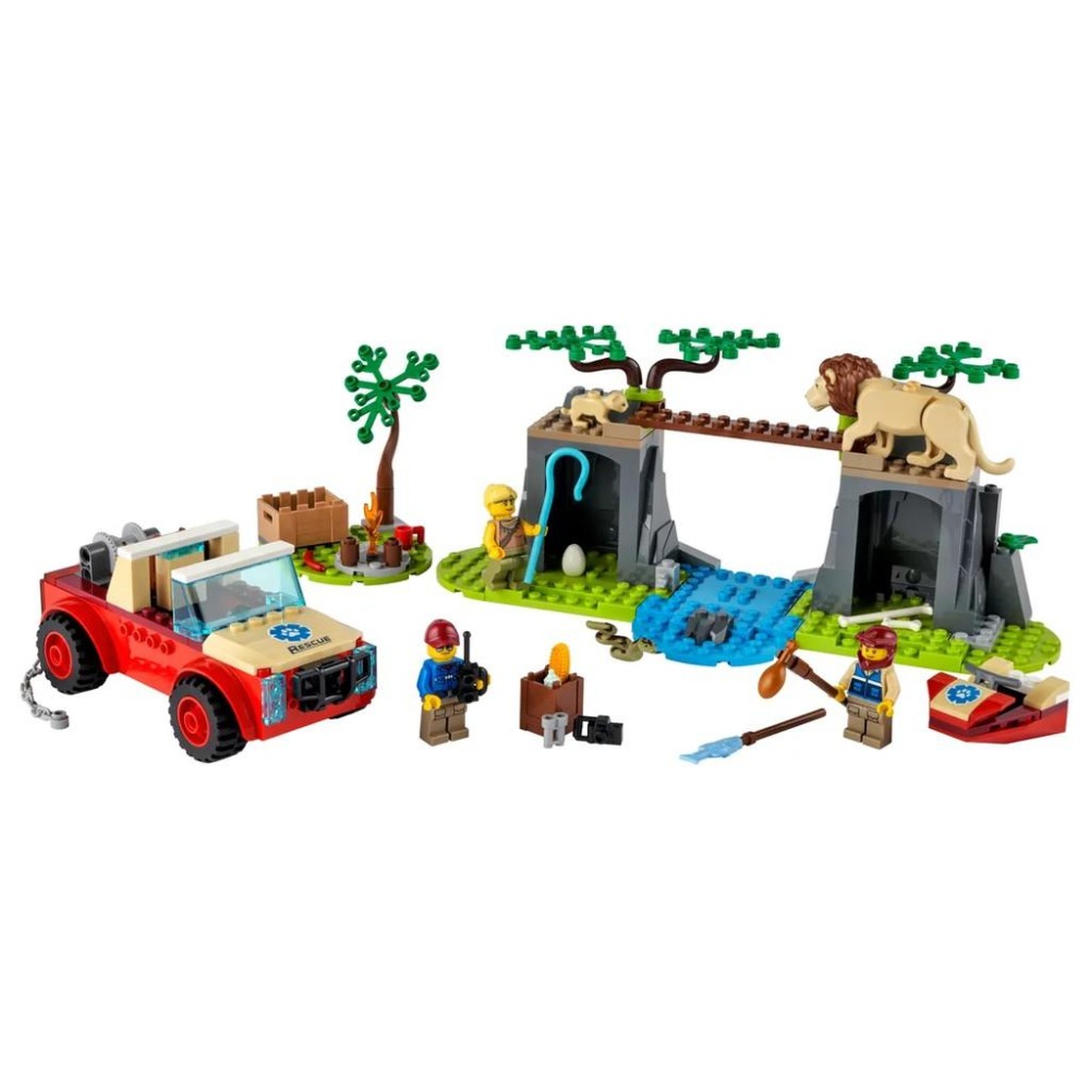 【樂GO】樂高 LEGO 60301 野生動物救援越野車 車子 CITY 城市系列 積木 盒組 禮物 原廠正版 全新未-細節圖3