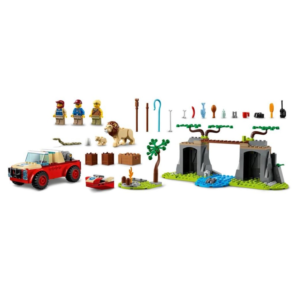 【樂GO】樂高 LEGO 60301 野生動物救援越野車 車子 CITY 城市系列 積木 盒組 禮物 原廠正版 全新未-細節圖5