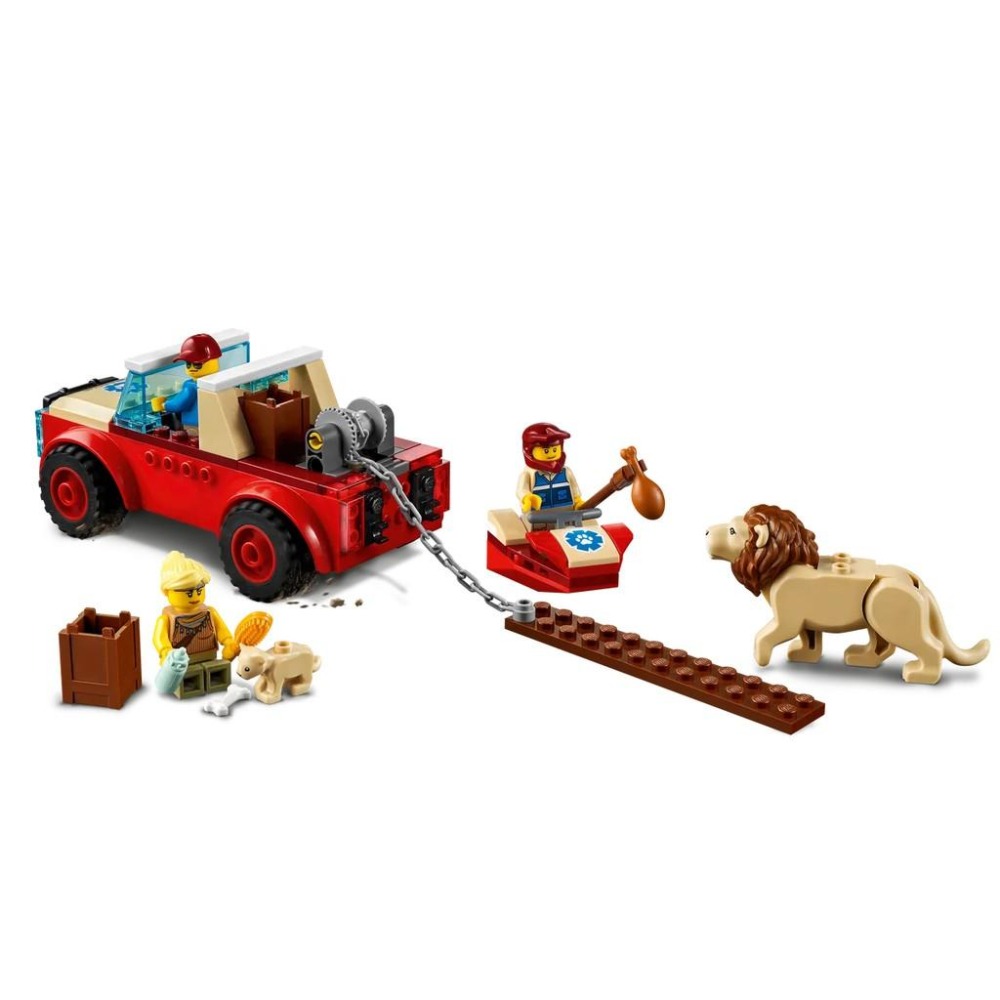 【樂GO】樂高 LEGO 60301 野生動物救援越野車 車子 CITY 城市系列 積木 盒組 禮物 原廠正版 全新未-細節圖6