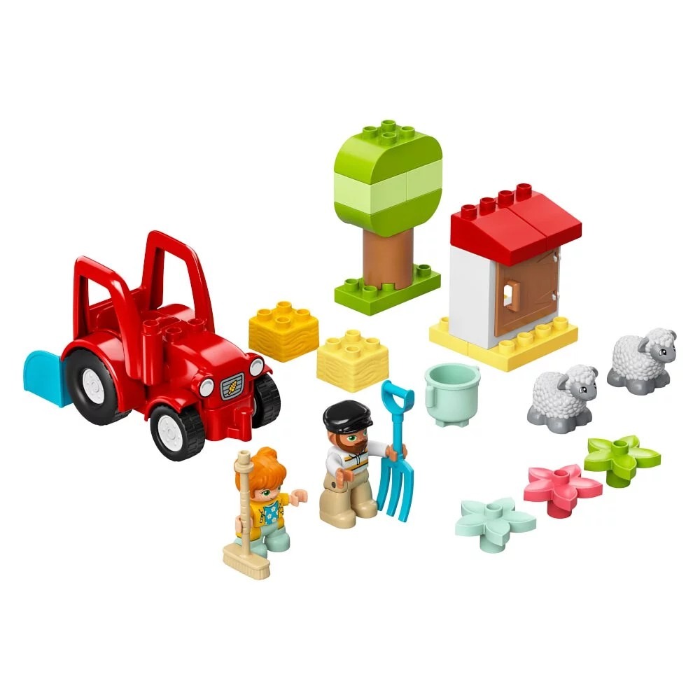 【樂GO】樂高 LEGO 10950  Duplo 得寶 拖拉機 & 動物照護中心 樂高積木 大顆粒 正版-細節圖3