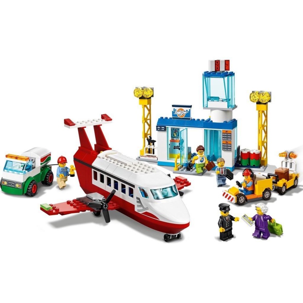【樂GO】絕版樂高 LEGO 60261 中央機場 飛機 機場 收藏 玩具 積木 禮物 生日禮物 聖誕禮物 樂高正版全新-細節圖3