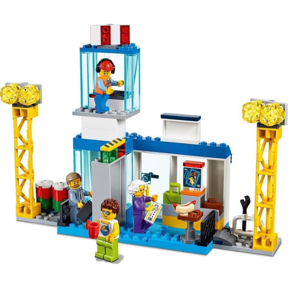 【樂GO】絕版樂高 LEGO 60261 中央機場 飛機 機場 收藏 玩具 積木 禮物 生日禮物 聖誕禮物 樂高正版全新-細節圖4