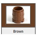 【樂GO】樂高零件 酒桶 2489 6278986 木桶 樂高酒桶 樂高桶子 樂高木桶 樂高人偶 樂高正版-規格圖5