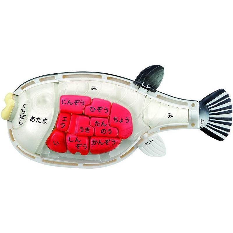 【樂GO】買一整隻河豚 MEGAHOUSE 買一隻河豚 海鮮 肉品 拼圖 立體拼圖 正版全新 禮物 玩具-細節圖7