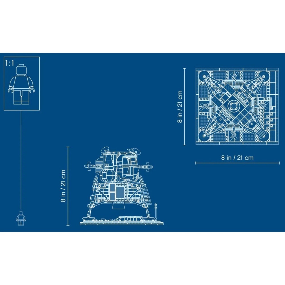 【樂GO】絕版樂高 LEGO 10266 阿波羅11號 登月小艇 登月艇 月球 太空 禮物 玩具 收藏 樂高正版全新-細節圖9