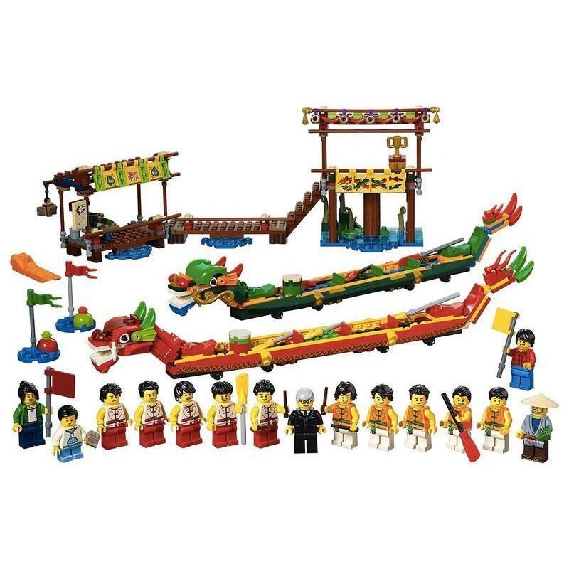 【樂GO】現貨 絕版樂高 LEGO 80103 龍舟 龍舟賽 端午限定龍舟競賽 中國傳統節日系列 端午節 原廠正版-細節圖2