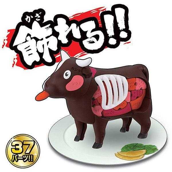 【樂GO】買一整頭牛 特選燒肉 MEGAHOUSE 燒肉 買一頭牛 肉品 燒肉拼圖 立體拼圖 正版全新 禮物 玩具 拼圖-細節圖6