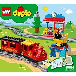 【樂GO】 LEGO 樂高 10874 得寶大顆粒 10874電動音效 蒸汽火車 原廠正版-細節圖3