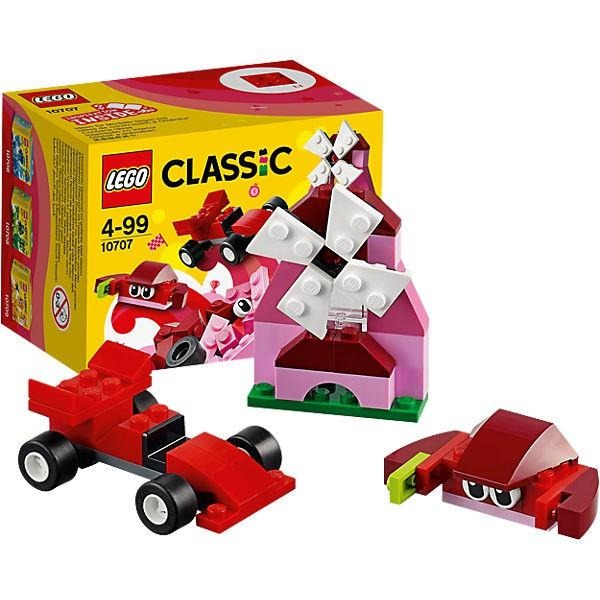 【樂GO】絕版樂高 LEGO 10707 紅色創意盒 classic 散磚 紅色樂高 紅色磚 跑車 螃蟹 樂高正版全新-細節圖2