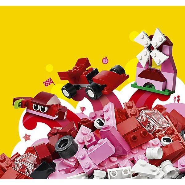 【樂GO】絕版樂高 LEGO 10707 紅色創意盒 classic 散磚 紅色樂高 紅色磚 跑車 螃蟹 樂高正版全新-細節圖3
