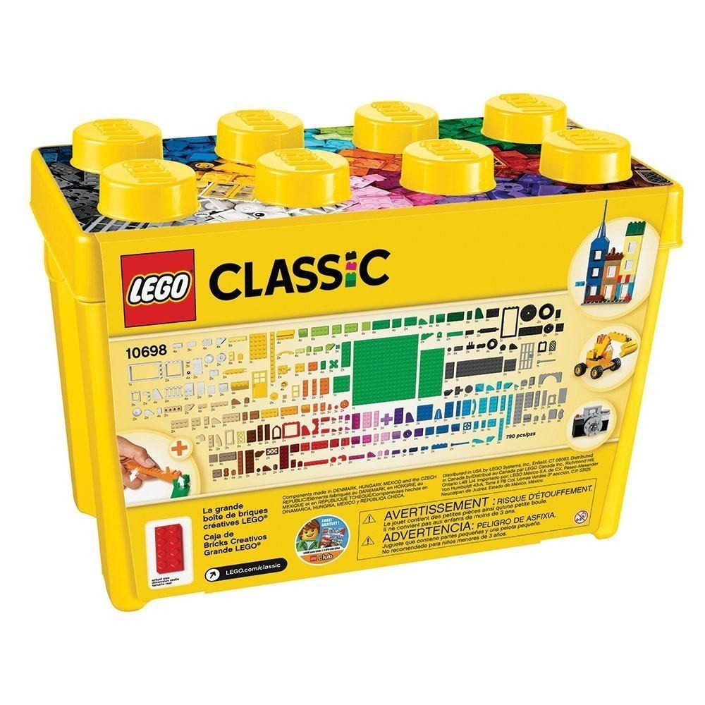 【樂GO】樂高 LEGO 10698 大型創意拼砌盒 CLASSIC 創意盒 收納盒 790 PCS 禮物 樂高正版全新-細節圖2