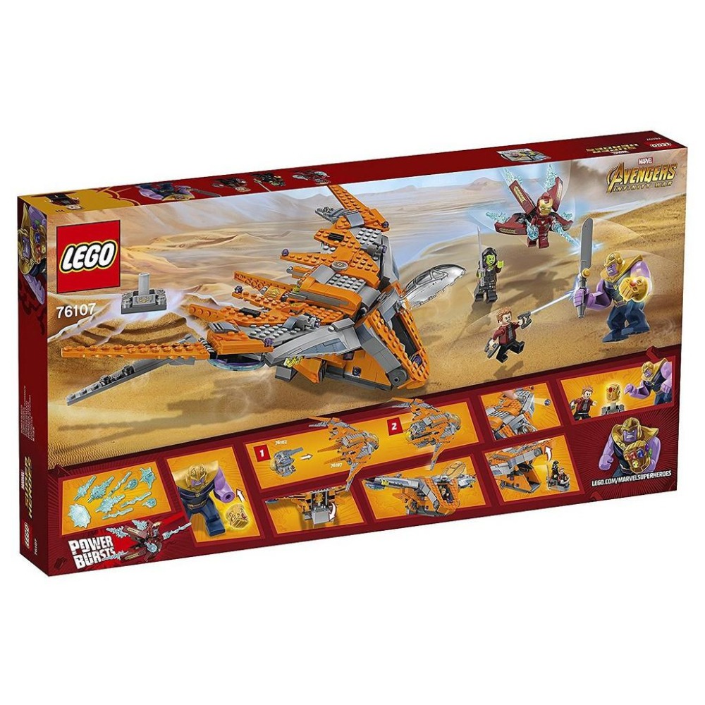 【樂GO】絕版樂高 LEGO 76107 薩諾斯無限之戰 超級英雄 復仇者聯盟 鋼鐵人 收藏 禮物 玩具 樂高正版全新-細節圖2