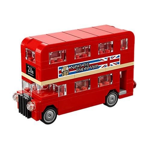 【樂GO】 絕版樂高 LEGO 40220 紅色迷你雙層巴士 雙層巴士 禮物 收藏 生日禮物 英國 倫敦 樂高正版全新-細節圖2