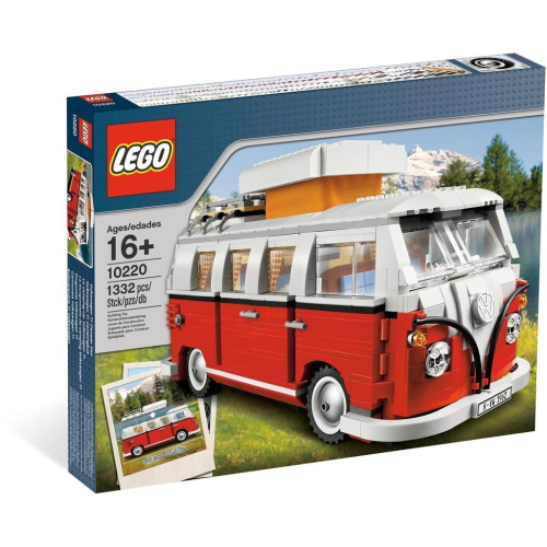 【樂GO】絕版樂高 LEGO 10220 福斯 T1 復古休旅車 經典配色 廂型車 豪華內裝 樂高正版全新
