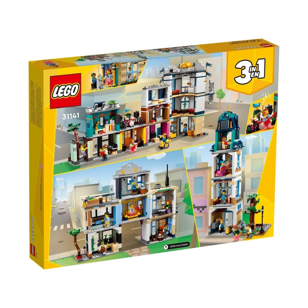 【樂GO】 樂高 LEGO 31141 市中心大街 Creator 三合一 玩具 積木 禮物 生日禮物 樂高正版全新-細節圖2