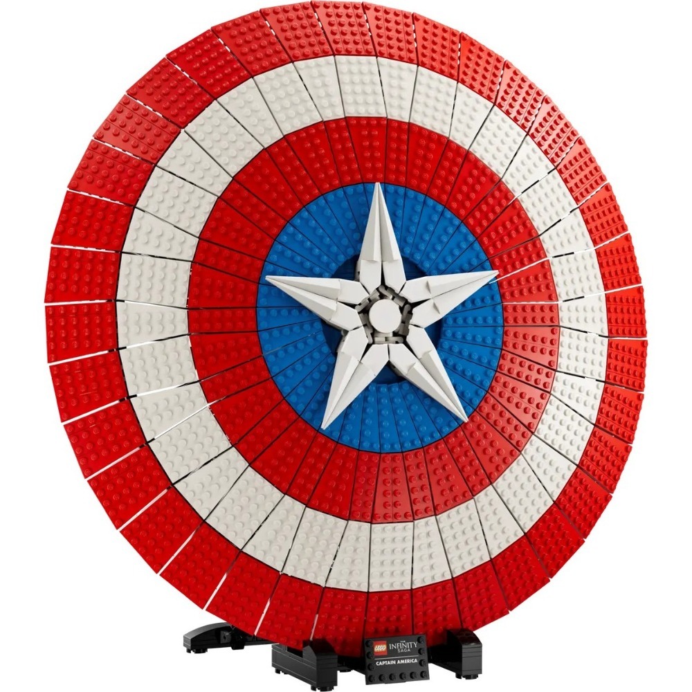 【樂GO】 樂高 LEGO 76262 美國隊長 盾牌 超級英雄 漫威 擺飾 收藏 禮物 樂高正版全新-細節圖3