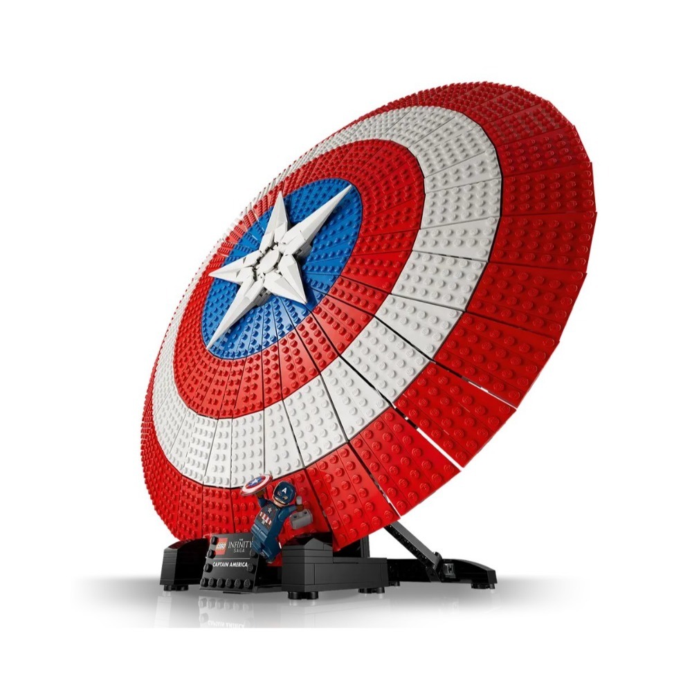 【樂GO】 樂高 LEGO 76262 美國隊長 盾牌 超級英雄 漫威 擺飾 收藏 禮物 樂高正版全新-細節圖4