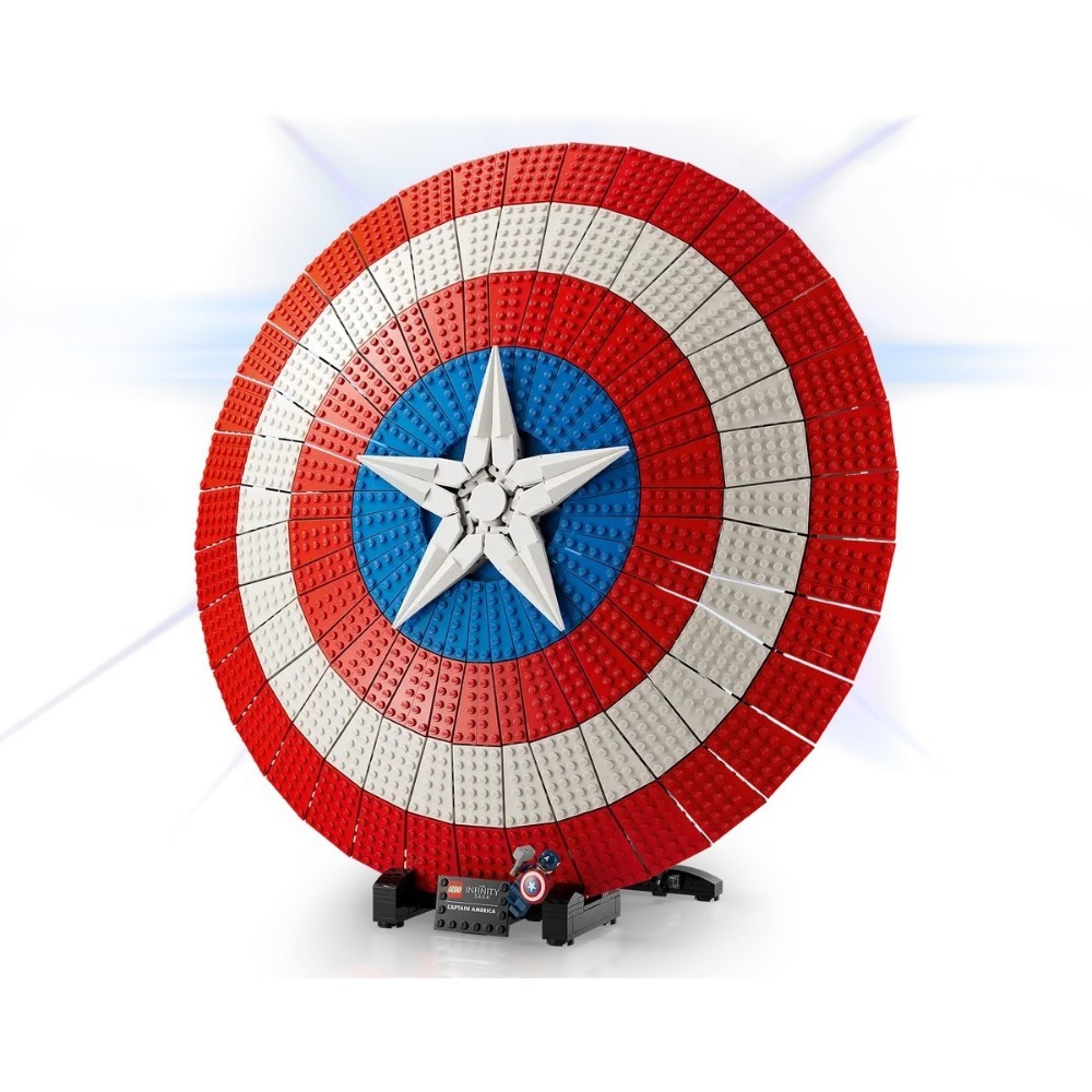 【樂GO】 樂高 LEGO 76262 美國隊長 盾牌 超級英雄 漫威 擺飾 收藏 禮物 樂高正版全新-細節圖6