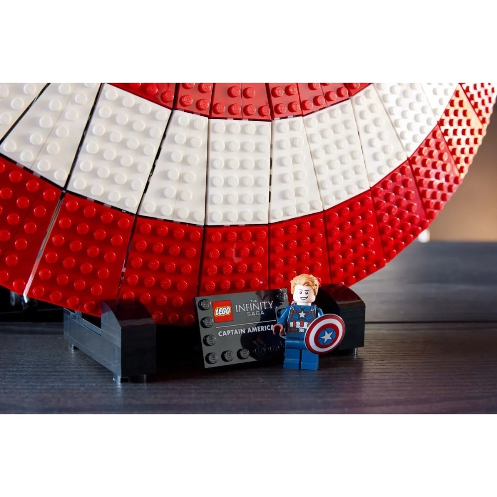 【樂GO】 樂高 LEGO 76262 美國隊長 盾牌 超級英雄 漫威 擺飾 收藏 禮物 樂高正版全新-細節圖8