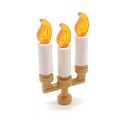 【樂GO】樂高零件 燭台 燭火 蠟燭 火苗 樂高 樂高正版全新-規格圖2