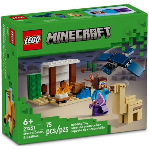 【樂GO】樂高 LEGO 21251 史蒂夫 沙漠探險 麥塊 我的世界 創世神 積木 玩具 樂高正版全新