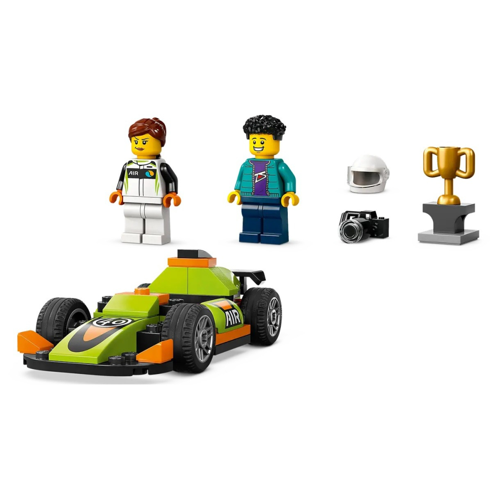 【樂GO】樂高 LEGO 60399 綠色賽車 賽車 車子 城市 CITY 積木 玩具 禮物 生日禮物 樂高正版全新-細節圖4
