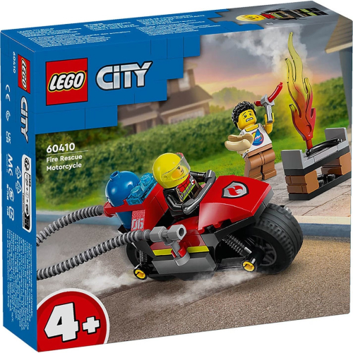 【樂GO】樂高 LEGO 60410 消防救援摩托車 機車 消防員 城市 CITY 積木 玩具 禮物 樂高正版全新